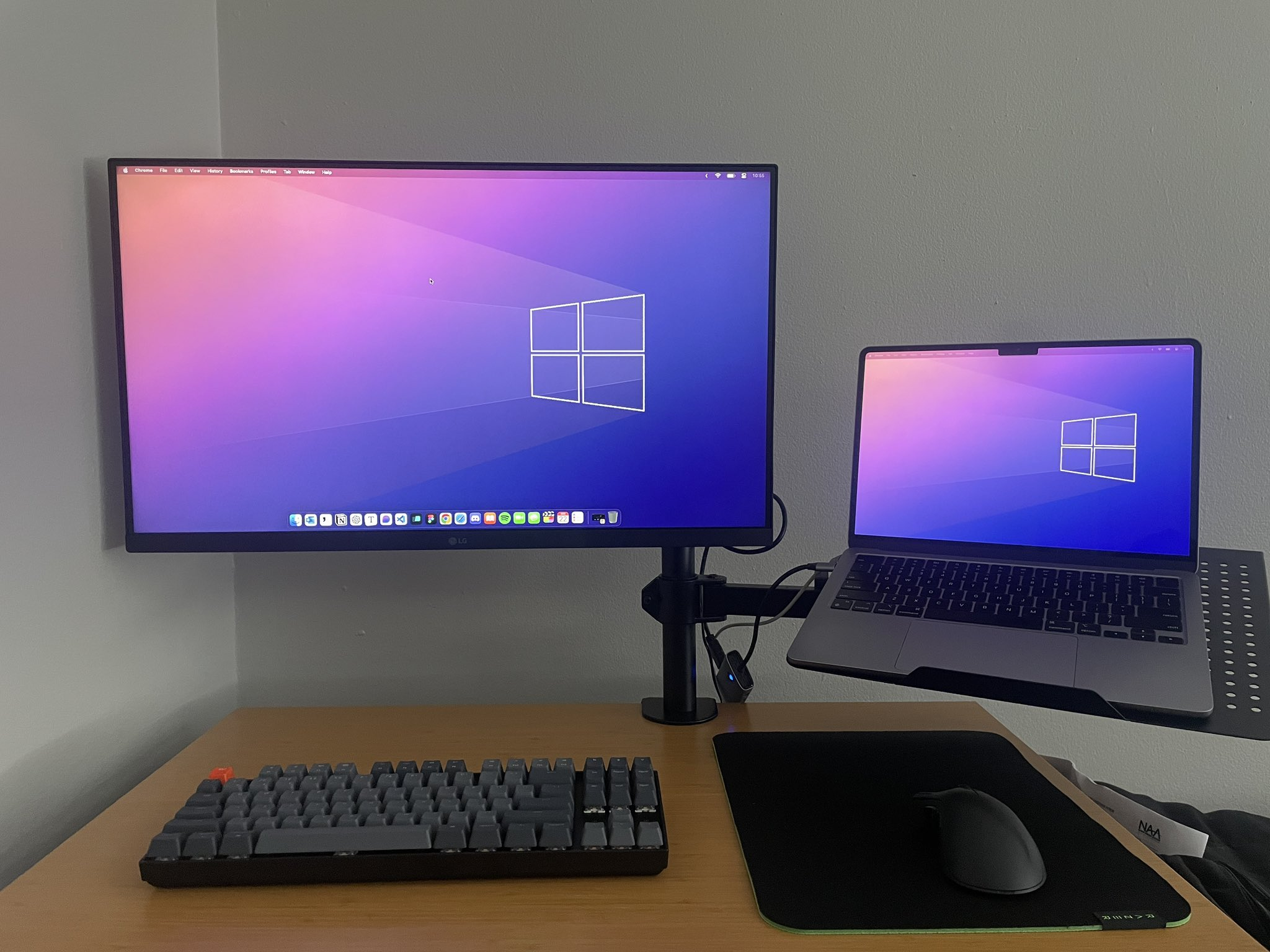 Keyboard and mouse